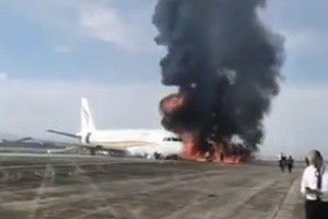 Airbus A319 beim Start verunglückt – Alle Insassen evakuiert