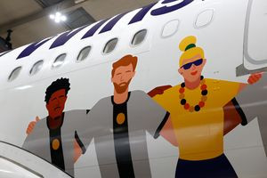 Lufthansa fliegt mit einer Botschaft zur WM