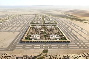 Dieses Flugsteig-Quadrat soll Dubai den Rang ablaufen