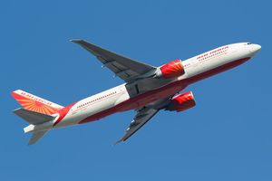 Air India 777 hängt in Russland fest