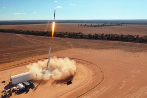 Rakete des deutschen Start-ups HyImpulse abgehoben