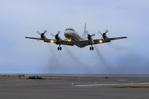 Deutsche P-3C Orion hängt auf Bermuda fest