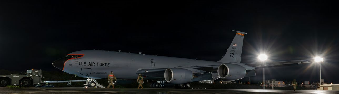 Zwei KC-135R Stratotanker über dem Westirak kollidiert