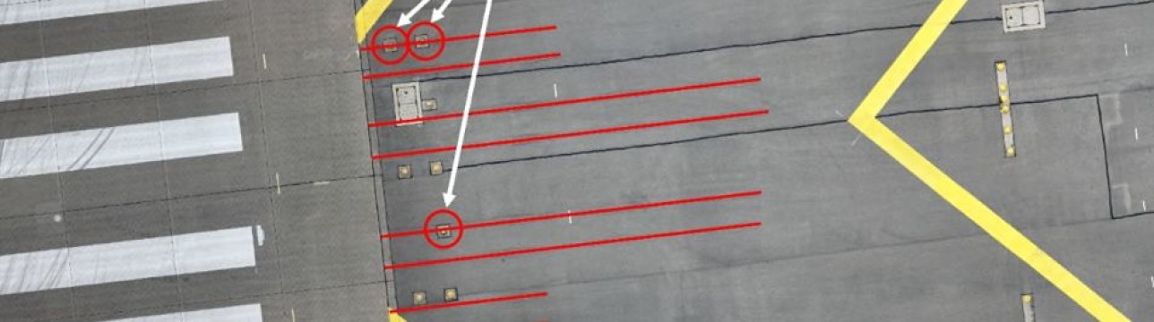 Airbus A380 setzte 19 Meter vor Pistenschwelle auf
