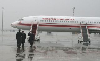 TU-154 der polnischen Regierung