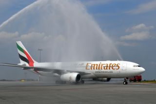 Emirates Jungfernflug Prag