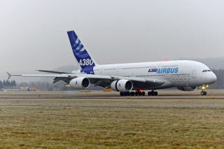 A380 1st Landing in ZRH