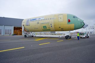Bugsektion des Airbus A350 XWB MSN1