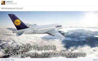 Lufthansa Facebook