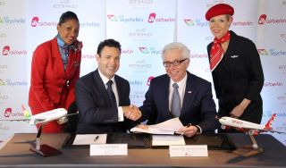 Air Berlin, Air Seychelles, signing codeshare