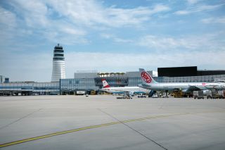 Vorfeld Flughafen Wien
