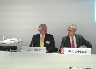 John Leahy (Airbus) und Mark Lapidus (Doric)