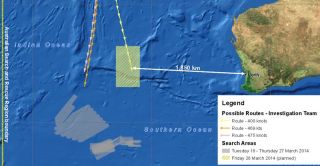 Flug MH370 - Neues Suchgebiet