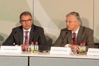 Carsten Spohr und Christoph Franz
