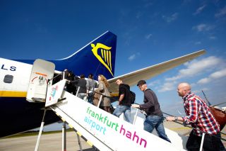Ryanair am Flughafen Frankfurt Hahn