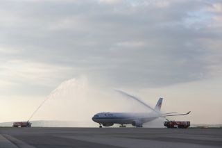 Air China Erstlandung in Wien