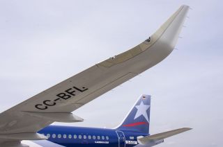 LAN Airbus A320 mit Sharklets