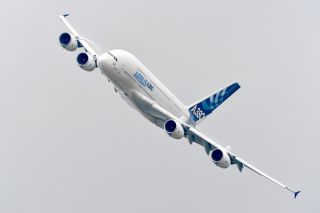 Airbus A380 auf der PAS 2015
