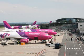 WizzAir am Flughafen Dortmund