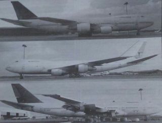Geparkte Boeing 747-200F am KLIA