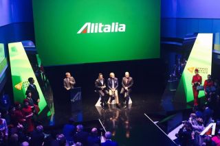 Alitalia Pressekonferenz am 18. Mai 2016