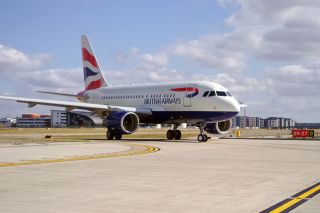 British Airways A318 in LCY