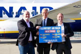 Ryanair zieht mit zwei Boeing 737-800 in Frankfurt ein