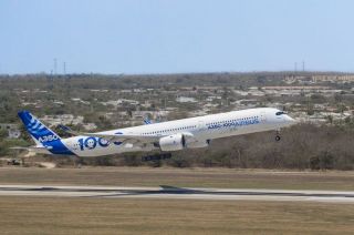 Airbus A350-1000 in Barranquilla