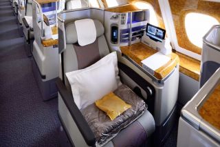 Emirates Airbus A380 Business Class