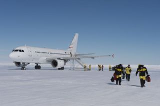 Airbus auf Eis