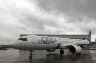Airbus A321LR Erstflug