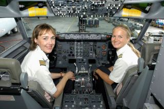 Lufthansa Pilotin