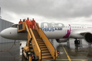 Airbus A321LR Erstflug