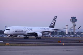Airbus A350 XWB in Sydney
