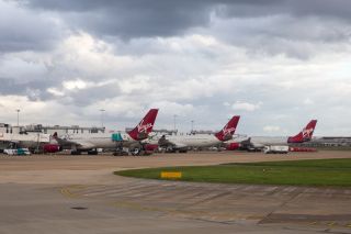 Virgin Atlantic Airbus in LHR