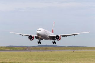 Austrian Boeing 777 in Sydney