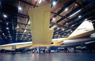 Das Modell des Boeing-Überschalljets aus dem Jahr 1966