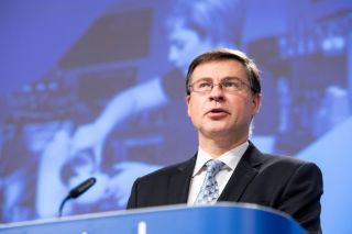 EU-Vizekommissionsprsident Valdis Dombrovskis