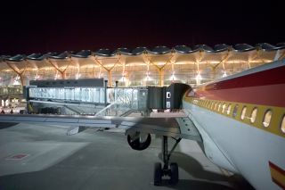 Iberia am Flughafen Madrid