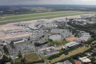 Luftaufnahme Flughafen Düsseldorf