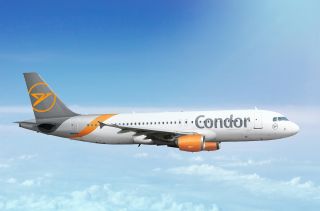 Condor Airbus A320 ohne Thomas Cook-Herz