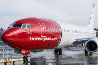 Norwegian Air Shuttle 737-800 mit Sky Interior