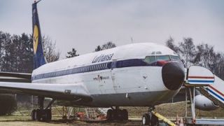 Lufthansa Boeing 707, Museumsflugzeug Hamburg Airport