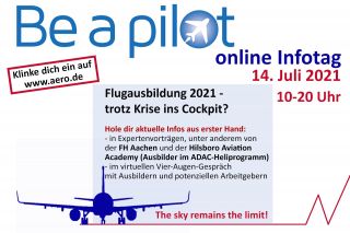 Be a pilot Online-Infotag 2021
