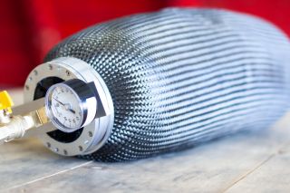 Ein kleiner Prototyp einer Universal Hydrogen-Wasserstoffkapsel