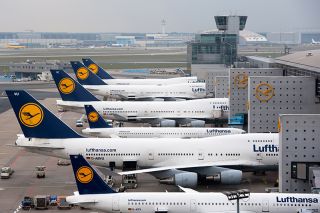 Lufthansa in Frankfurt