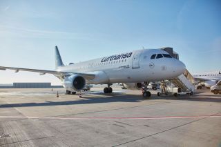 Lufthansa Airbus A320 in Frankfurt
