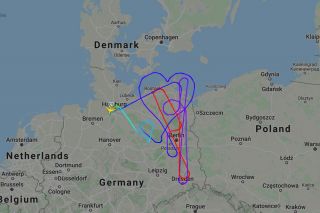 A380-Abschied in Hamburg