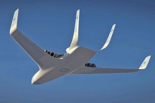 Ein Entwurf der niederländischen Forschungseinrichtung NLR für ein hybrid-elektrisches Flugzeug