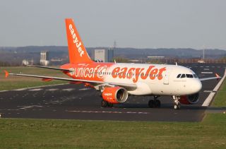 Easyjet am Flughafen Dortmund